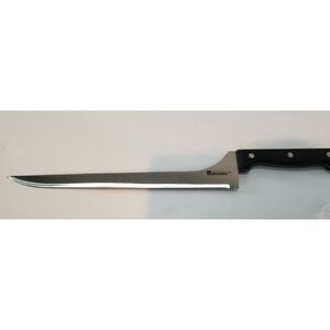 Ronco Showtime Six Star #3 Stainless Steel Kitchen Black Fillet Knife Cutlery